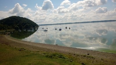 widok na jezioro Sirava zwane Morzem Słowackim