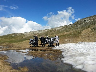 Transalpina - jeszcze zimowo